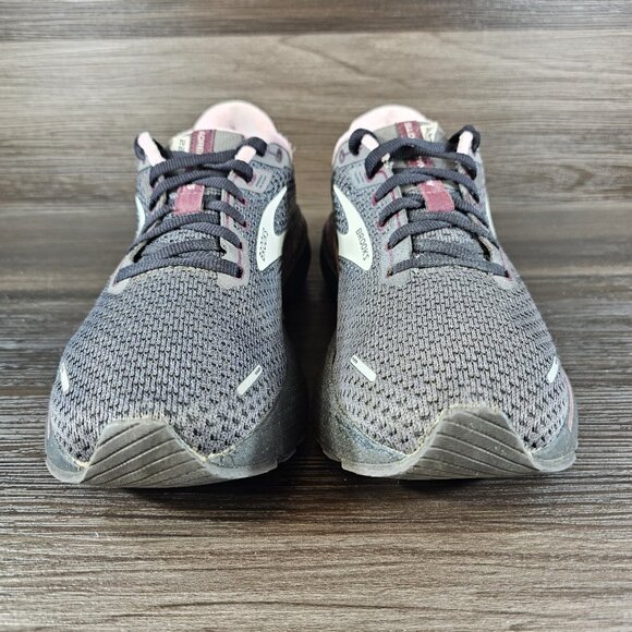 Brooks Adrenaline 22 GTS Rose Gray Shoes Sneakers 1203531B015 - Women's Size 10 - Picture 12 of 16